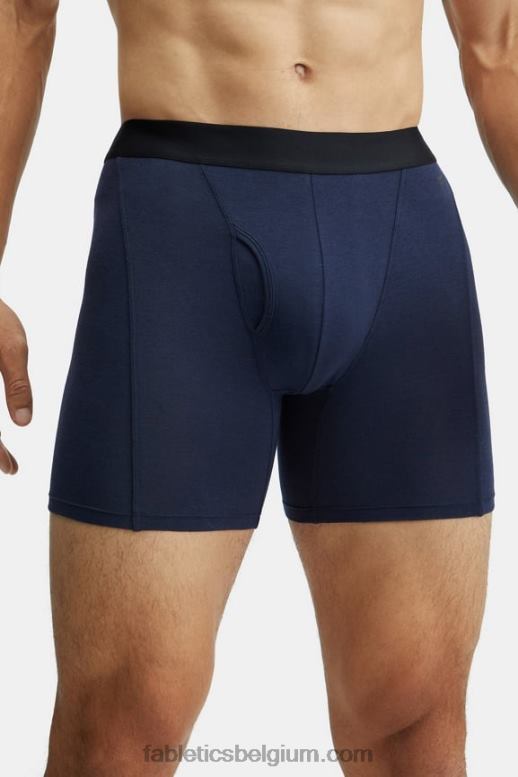 klassieke marine Heren de 24-7 boxershort 200 Fabletics LH20J3778
