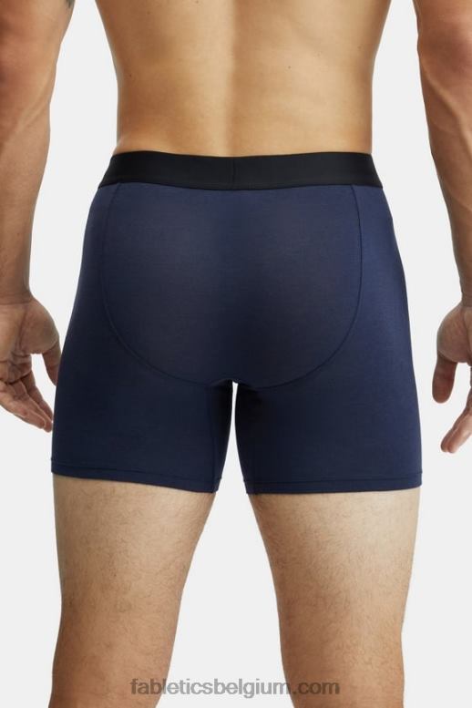 klassieke marine Heren de 24-7 boxershort 200 Fabletics LH20J3778