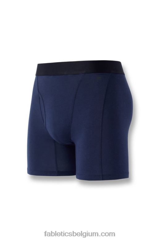 klassieke marine Heren de 24-7 boxershort 200 Fabletics LH20J3778