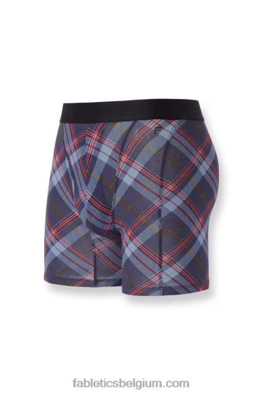 klassieke marine tartan Heren de 24-7 boxershort 199 Fabletics LH20J3771