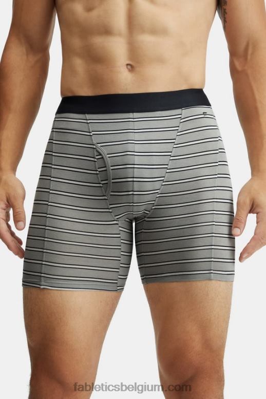 schaduw grijze schaduwstreep Heren de 24-7 boxershort 201 Fabletics LH20J3784