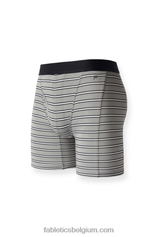 schaduw grijze schaduwstreep Heren de 24-7 boxershort 201 Fabletics LH20J3784