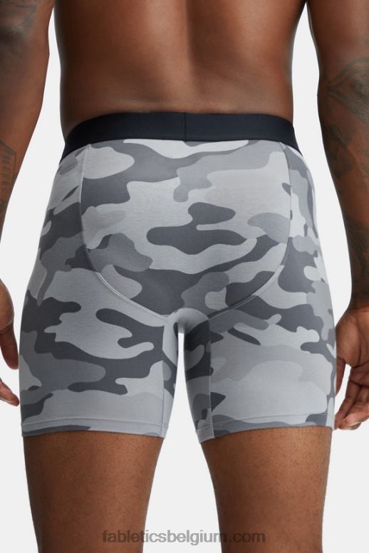 schaduwgrijze vervaagde camo Heren de 24-7 boxershort 199 Fabletics LH20J3772