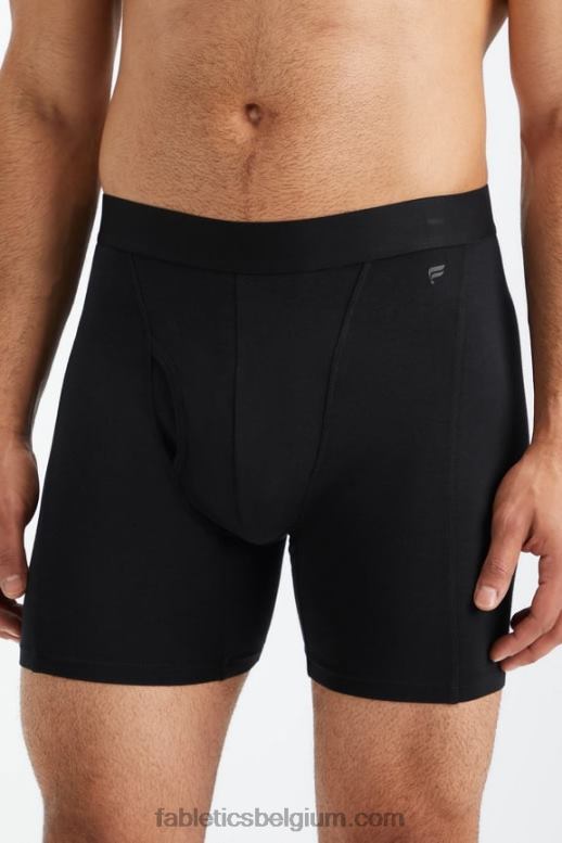 zwart Heren de 24-7 boxershort 200 Fabletics LH20J3777
