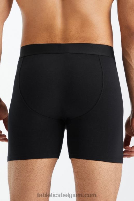 zwart Heren de 24-7 boxershort 200 Fabletics LH20J3777