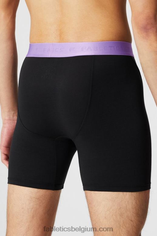 zwart/paarse kosmo Heren de 24-7 boxershort 196 Fabletics LH20J3758