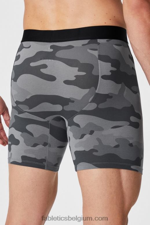 zwarte camouflage Heren de 24-7 boxershort 199 Fabletics LH20J3774