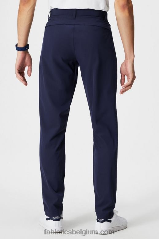 diepe marine Heren de enige broek (klassieke pasvorm) Fabletics LH20J3037