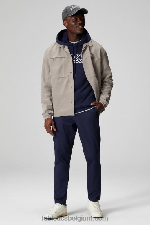 diepe marine Heren de high side chino (klassieke pasvorm) Fabletics LH20J3063