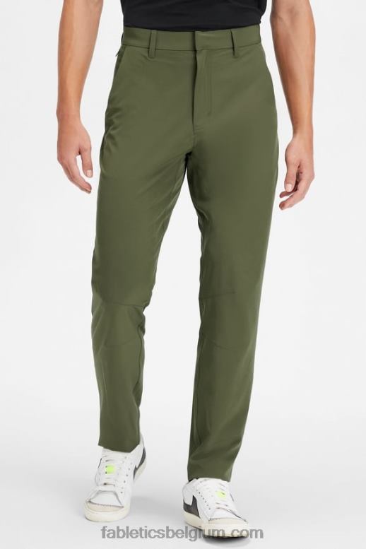 donker mos Heren de enige broek (klassieke pasvorm) Fabletics LH20J3043