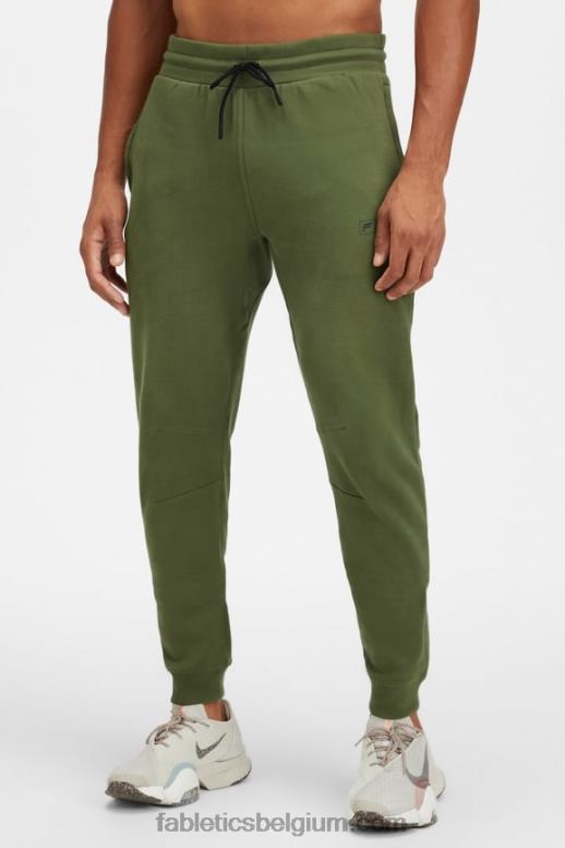 donker mos Heren de go-to-jogger Fabletics LH20J3098