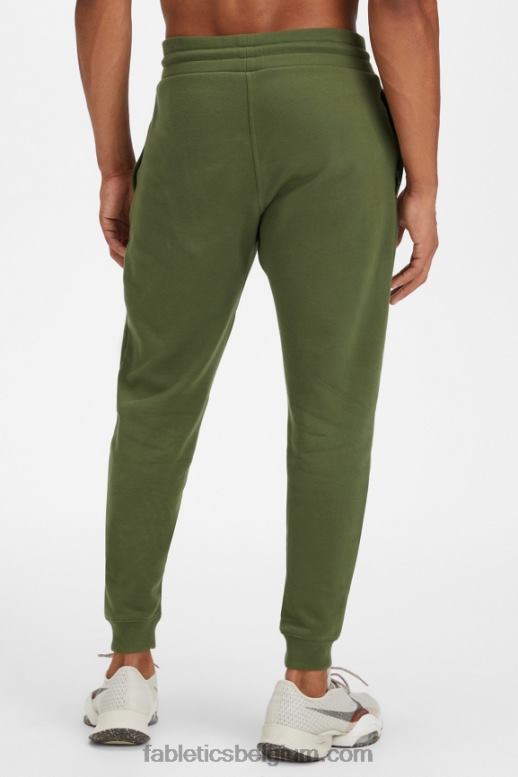 donker mos Heren de go-to-jogger Fabletics LH20J3098