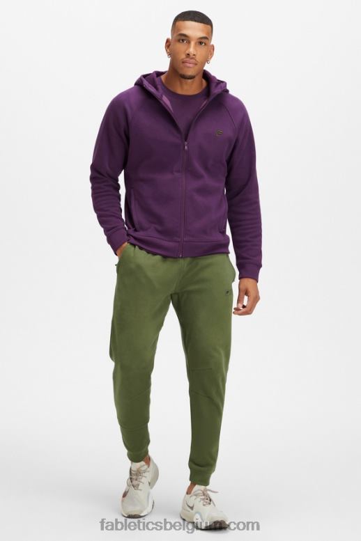 donker mos Heren de go-to-jogger Fabletics LH20J3098