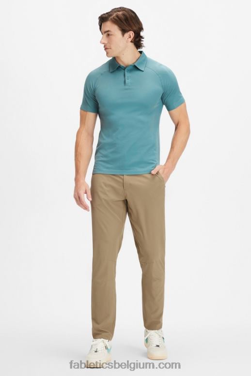 donkere keperstof Heren de enige broek (klassieke pasvorm) Fabletics LH20J3044