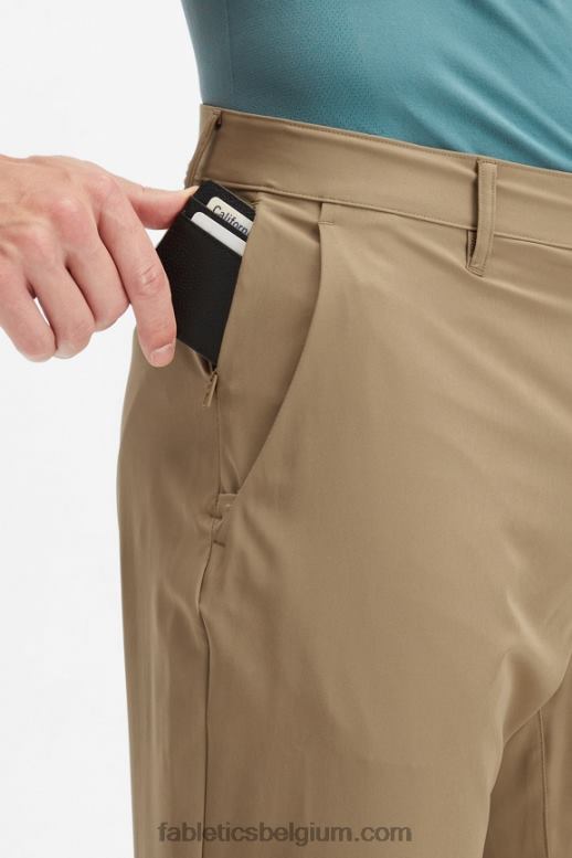 donkere keperstof Heren de enige broek (klassieke pasvorm) Fabletics LH20J3044