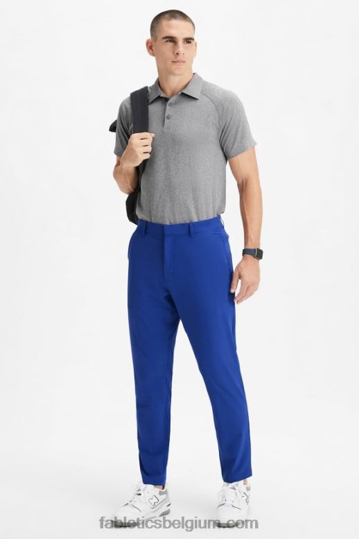 frans blauw Heren de enige broek (klassieke pasvorm) Fabletics LH20J3039