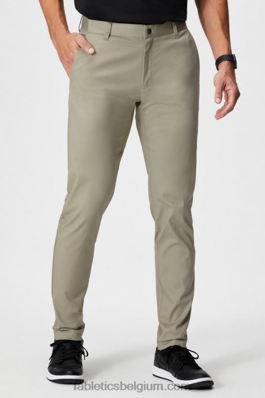 frisse taupe Heren de high side chino (slim fit) Fabletics LH20J3057