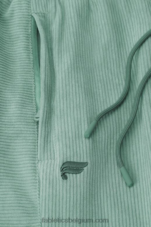 grijze tijm Heren de clubkoordbroek Fabletics LH20J3089
