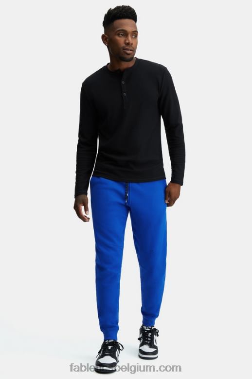 klassiek blauw Heren de postgame-jogger Fabletics LH20J3109