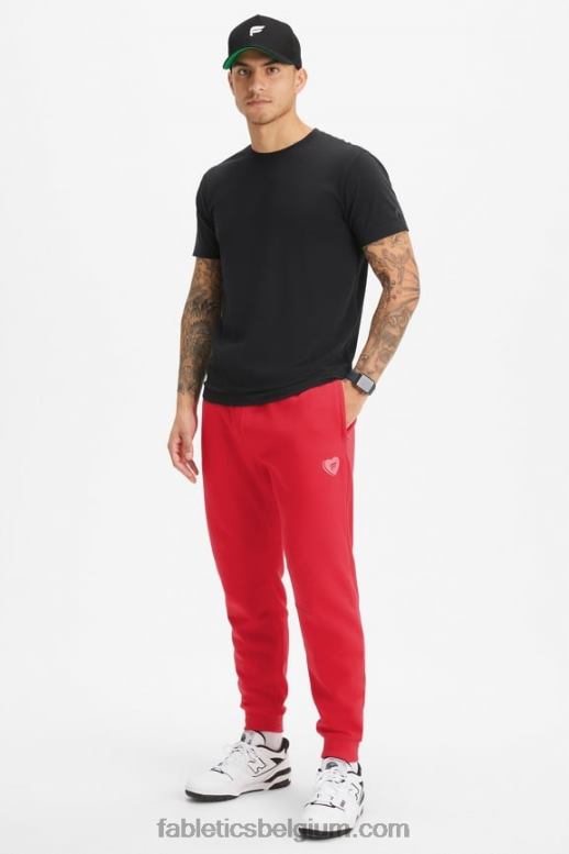 klassiek kersensuikergoedhart Heren de go-to-jogger Fabletics LH20J3092