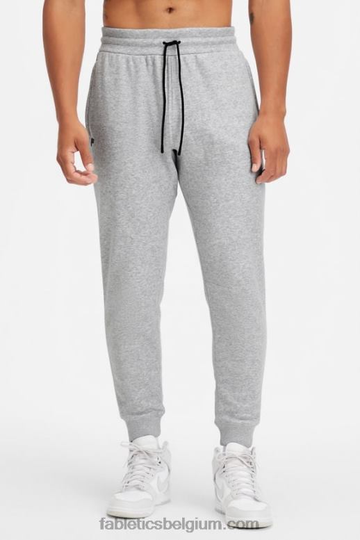 klassieke grijze heide Heren de go-to-jogger Fabletics LH20J3100