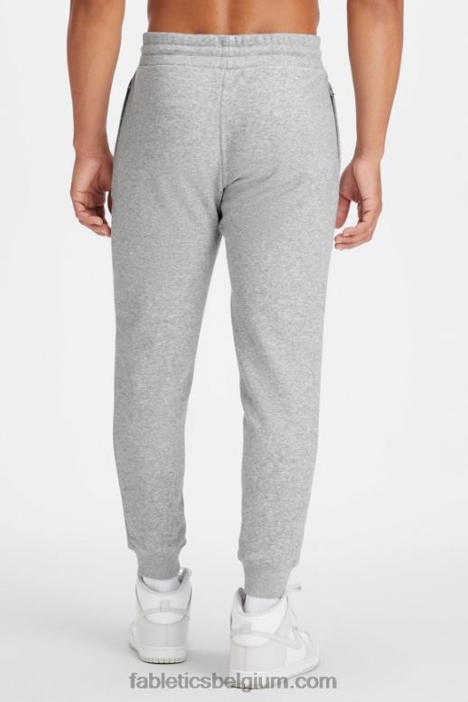 klassieke grijze heide Heren de go-to-jogger Fabletics LH20J3100