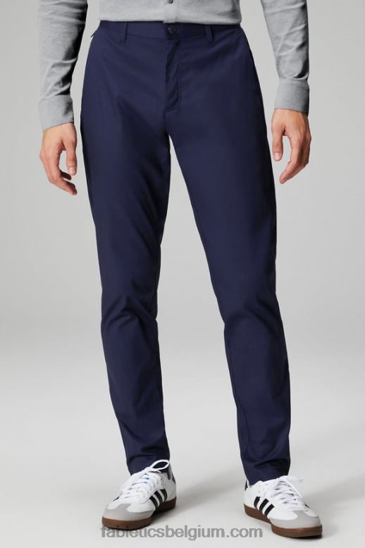 klassieke marine Heren de high side chino (slim fit) Fabletics LH20J3060