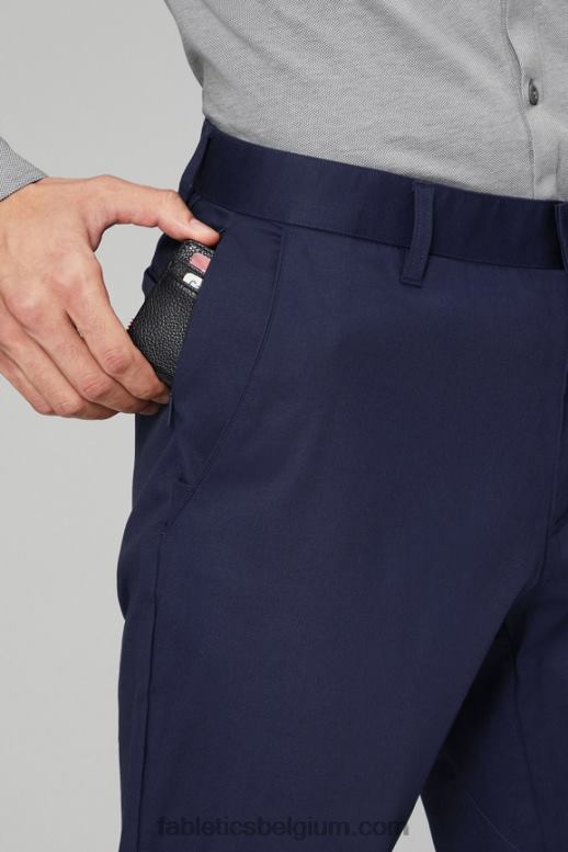 klassieke marine Heren de high side chino (slim fit) Fabletics LH20J3060
