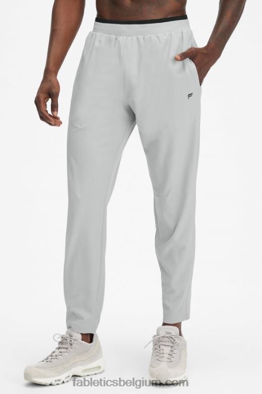 mineraal grijs Heren de fundamentele broek Fabletics LH20J3076