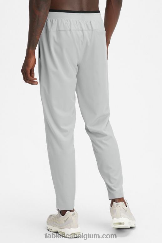 mineraal grijs Heren de fundamentele broek Fabletics LH20J3076