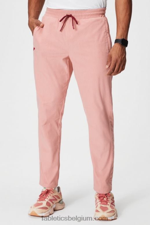 roze leisteen Heren de clubkoordbroek Fabletics LH20J3090