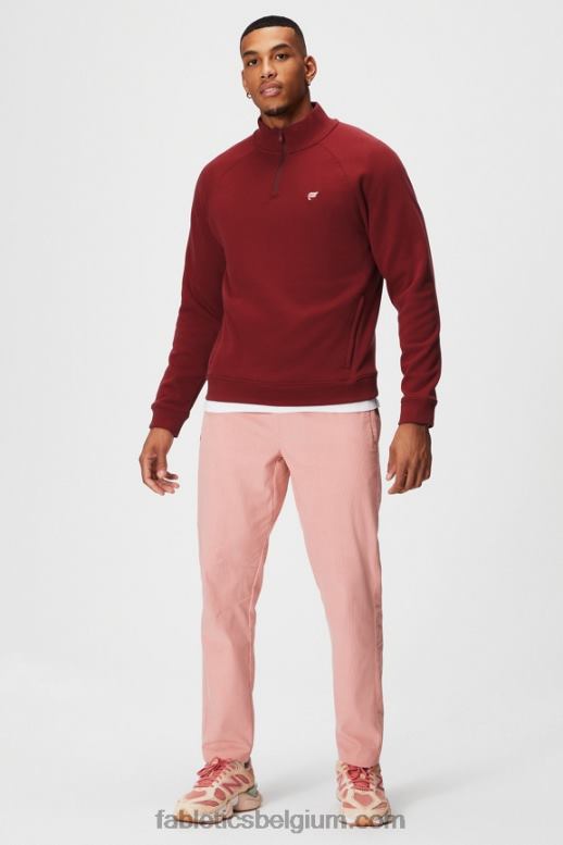 roze leisteen Heren de clubkoordbroek Fabletics LH20J3090