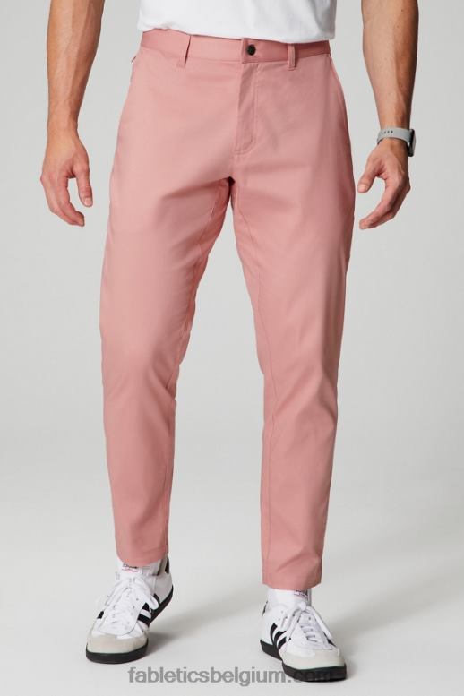 roze leisteen Heren de high side chino (klassieke pasvorm) Fabletics LH20J3061