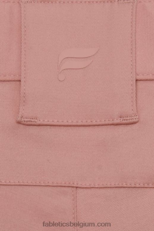 roze leisteen Heren de high side chino (slim fit) Fabletics LH20J3055
