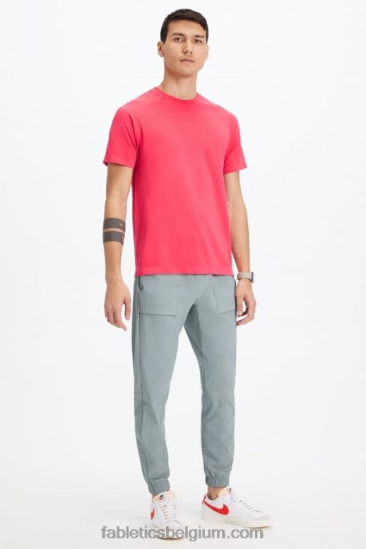 schaduw grijs Heren de ene jogger Fabletics LH20J3046