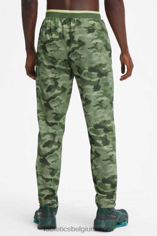 tactische groene camouflage Heren de fundamentele broek Fabletics LH20J3077