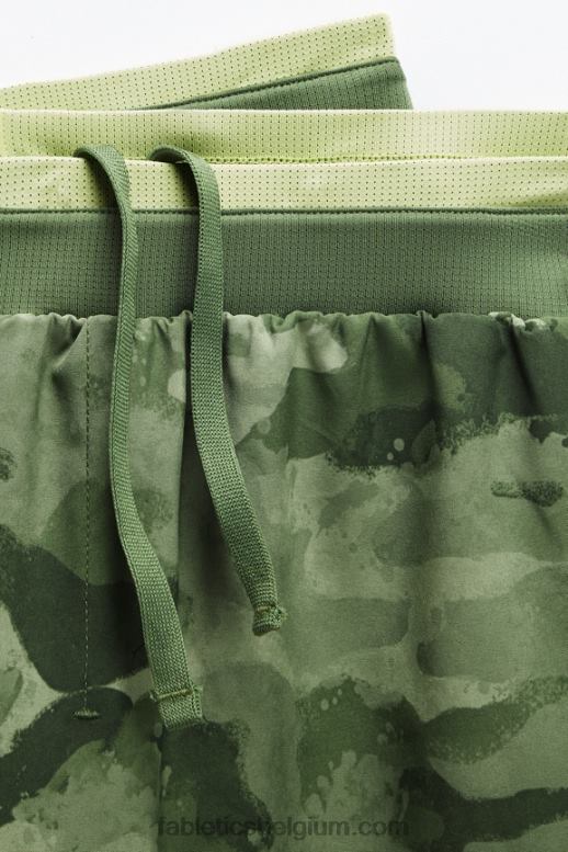 tactische groene camouflage Heren de fundamentele broek Fabletics LH20J3077