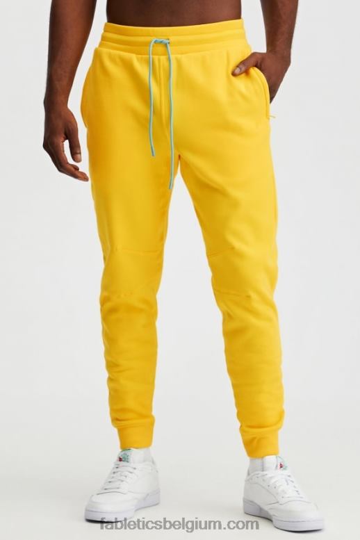 vintage geel Heren de go-to-jogger Fabletics LH20J3104