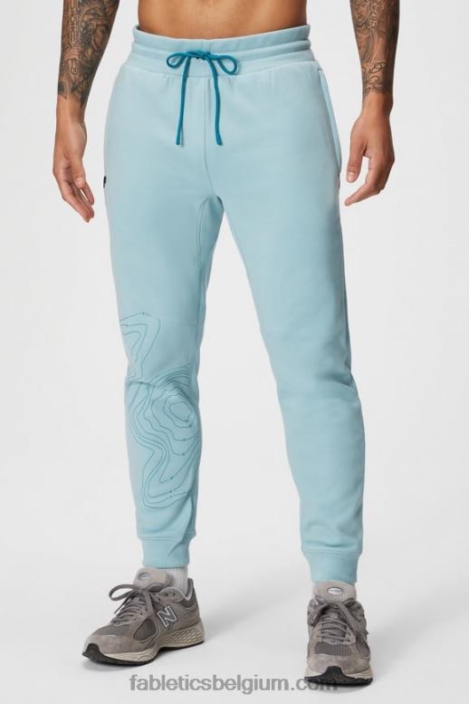 water lichtblauw Heren de go-to-jogger Fabletics LH20J3091