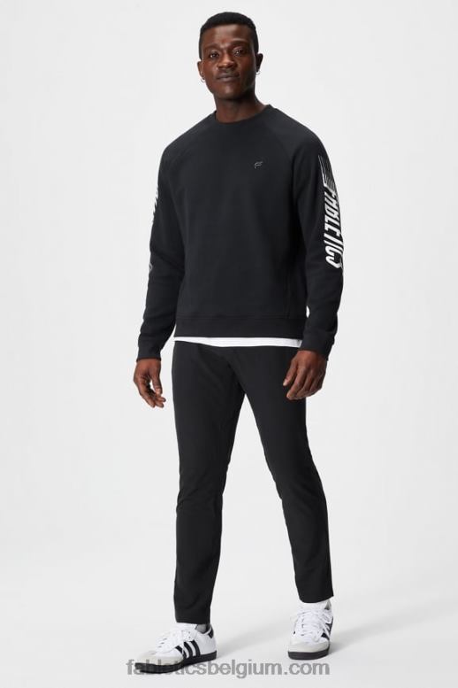 zwart Heren de enige broek (slim fit) Fabletics LH20J3081