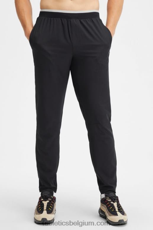 zwart Heren de fundamentele broek Fabletics LH20J3074