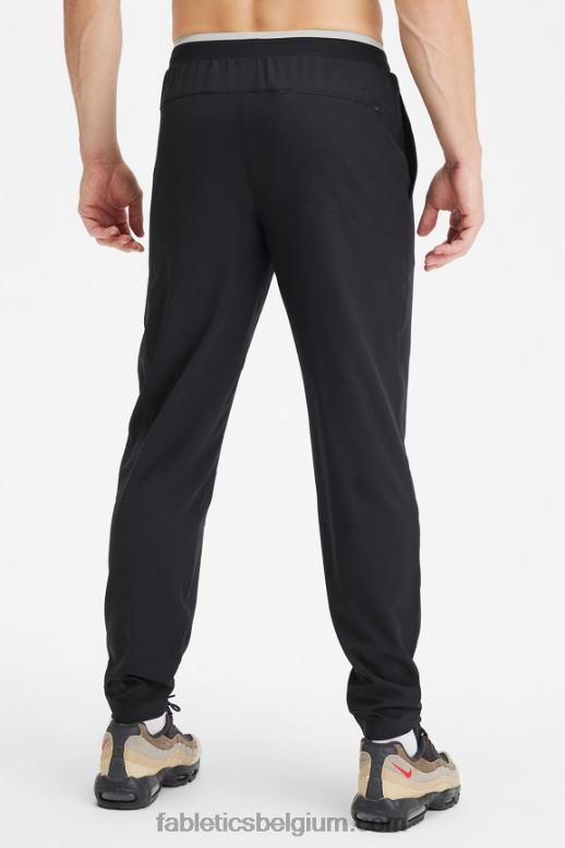 zwart Heren de fundamentele broek Fabletics LH20J3074
