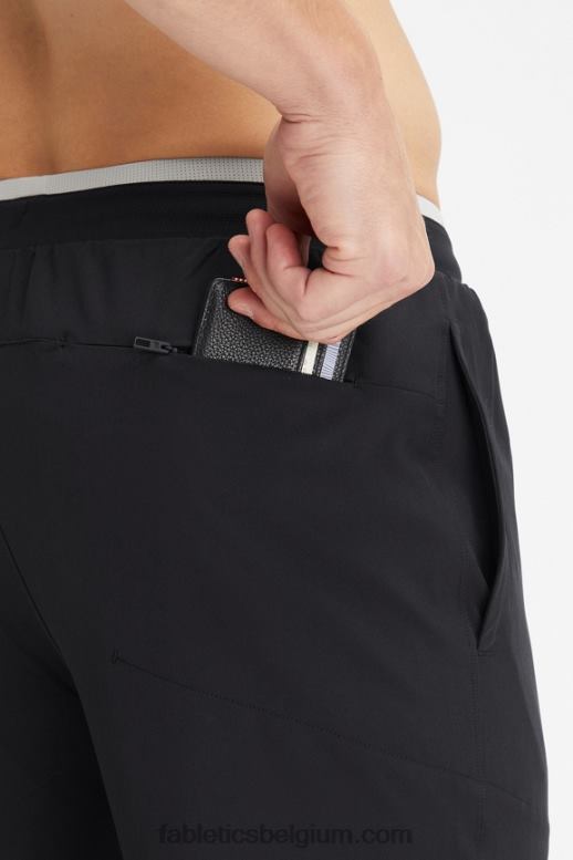 zwart Heren de fundamentele broek Fabletics LH20J3074