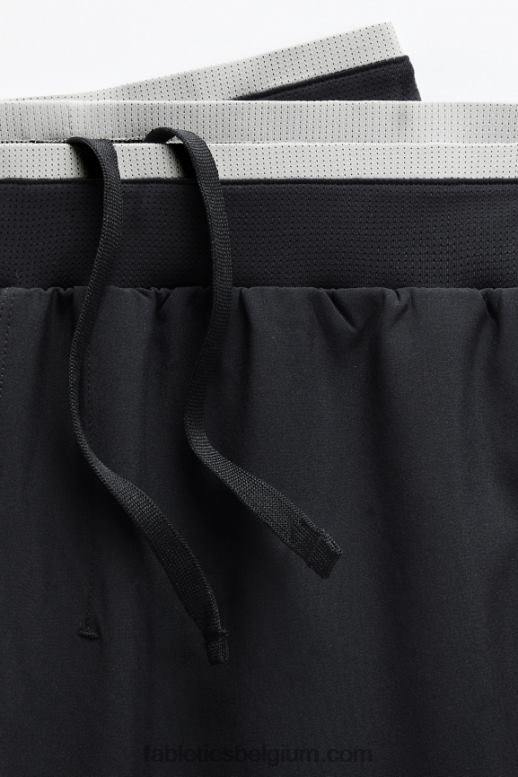 zwart Heren de fundamentele broek Fabletics LH20J3074