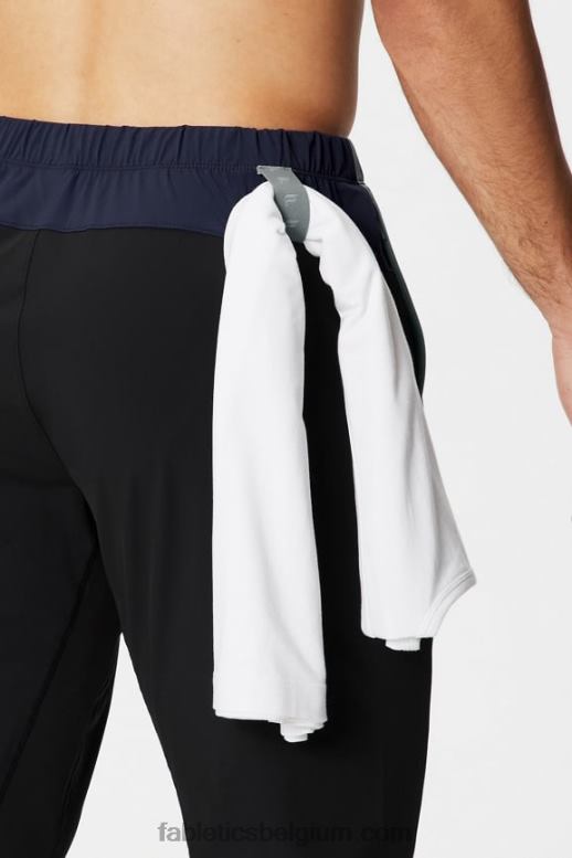 zwart blok Heren de ene jogger Fabletics LH20J3047