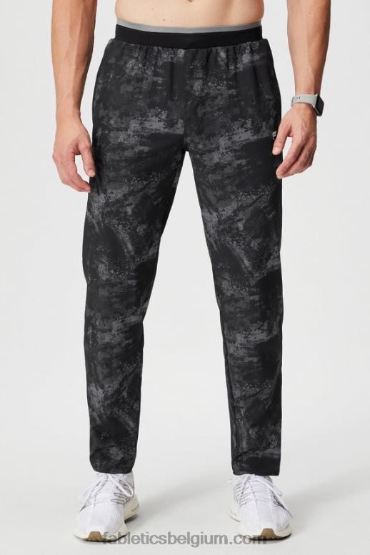 zwart omgevingsgeluid Heren de fundamentele broek Fabletics LH20J3068