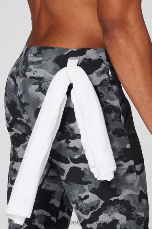 zwarte camouflage Heren de ene jogger Fabletics LH20J3051