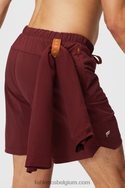 adrenaline rood Heren de ene korte (gevoerd) 142 Fabletics LH20J3186