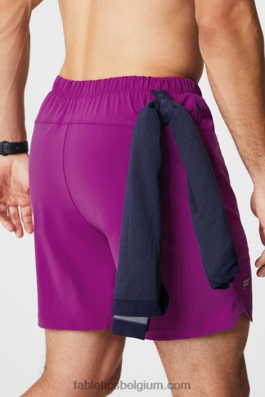 aubergine Heren de ene korte (gevoerd) 139 Fabletics LH20J3170