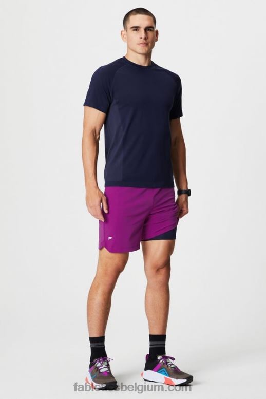 aubergine Heren de ene korte (gevoerd) 139 Fabletics LH20J3170